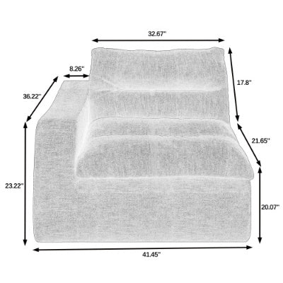 Suitable Lazy Floor Sofa For Living Room Bedroom Office