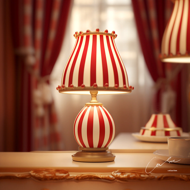American Circus Table Lamp Retro Bedroom Bedside Lamp