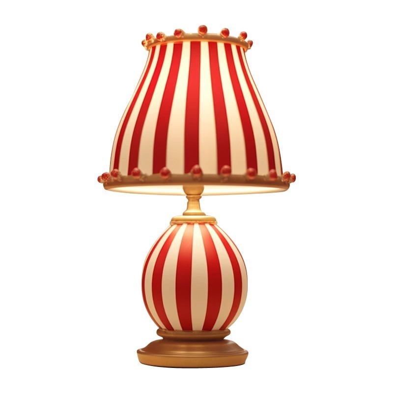 American Circus Table Lamp Retro Bedroom Bedside Lamp