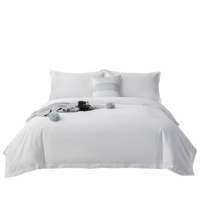 Hotel Cloth Product Bed Pure White Four-piece Set Bed Sheet