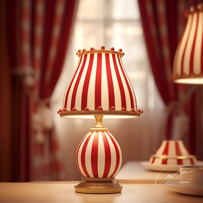 American Circus Table Lamp Retro Bedroom Bedside Lamp